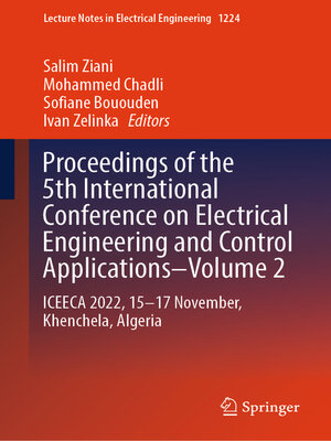 cover image of Proceedings of the 5th International Conference on Electrical Engineering and Control Applications–Volume 2